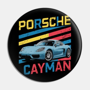 Porsche Cayman Vintage Car Classic Pin