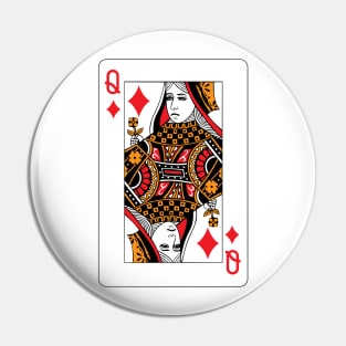 Queen of Diamonds Pin