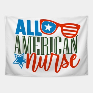 All American Nurse Tapestry