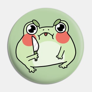 Angy frog Pin