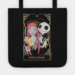 jack and sally nightmare Tote