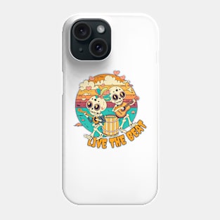 "Live the Beat" design Phone Case