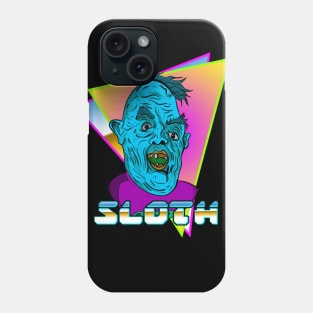 Sloth back to the 80's Phone Case