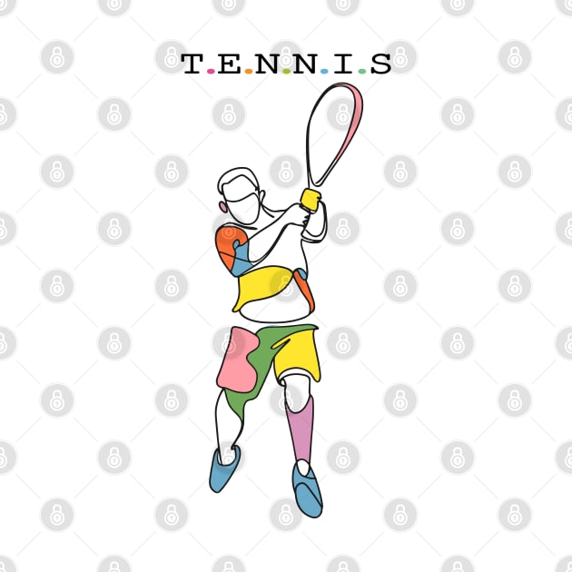 Tennis Sport by Fashioned by You, Created by Me A.zed