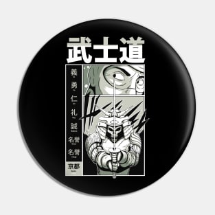 Japan Samurai Bushido Warrior Pin