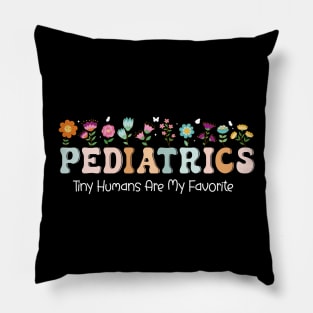 Funny Pediatric Nurse Pediatrician Doctor Cute Pediatrics Pillow