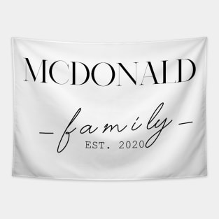 Mcdonald Family EST. 2020, Surname, Mcdonald Tapestry