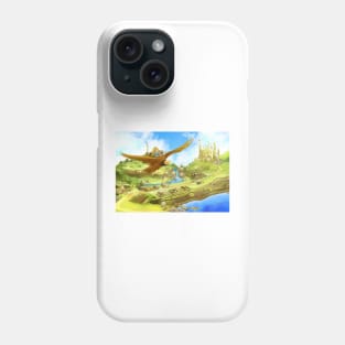 Flying On Polly Over an Enchanted Land Phone Case