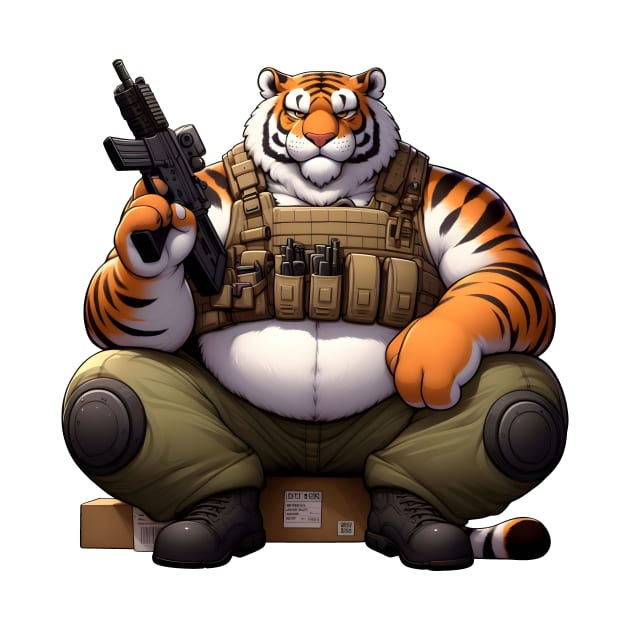 Tactical Tiger by Rawlifegraphic