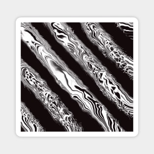 Zebra pattern love Magnet