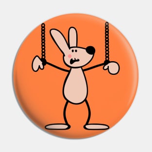 Chained Rabbit Pin