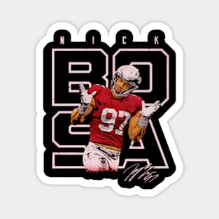 Nick Bosa San Francisco Shrugs Magnet