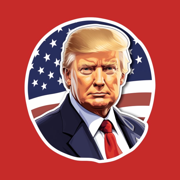 Trump Portrait by JunkyDotCom