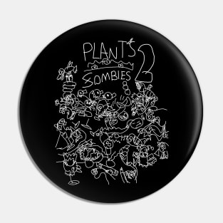 Plants vs Zombies Doodle Up #001 Pin