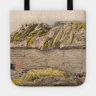 A Barn with a Mossy Roof, Shoreham by Samuel Palmer Tote