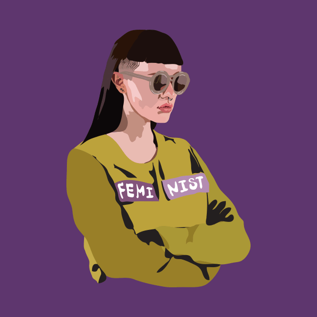 Feminist (Purple) by annamckay