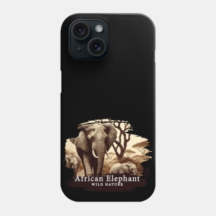 African Elephant - WILD NATURE - ELEPHANT -6 Phone Case