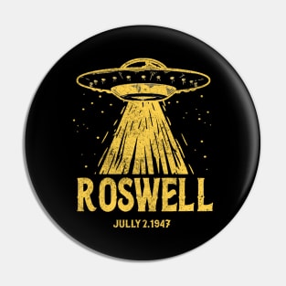 roswell ufo aliens Pin