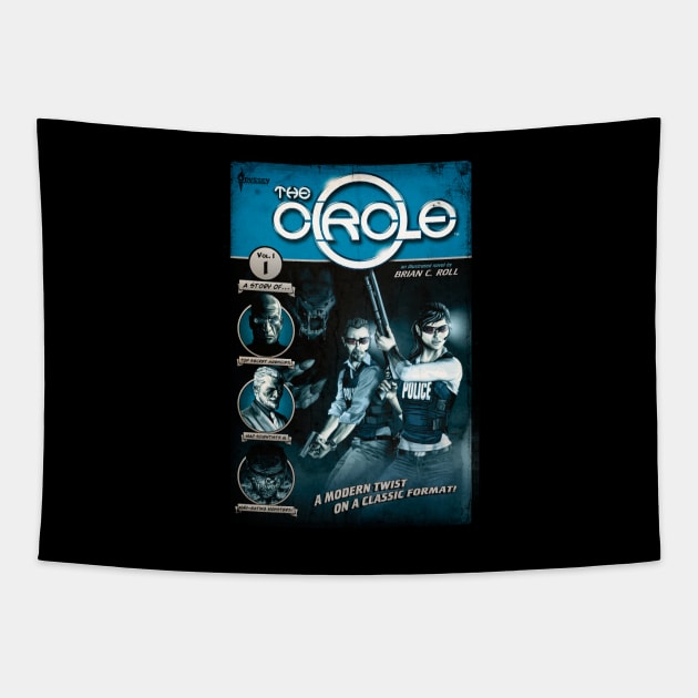 The Circle -Pulp Tapestry by artofbriancroll