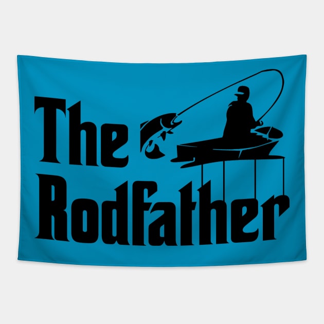 The Rodfather Fishing Tapestry by DragonTees