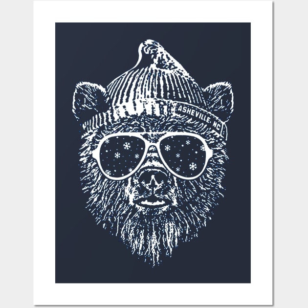 Grizzly Bear Wearing Sunglasses Mountains - Grizzly Bear - Posters and Art  Prints