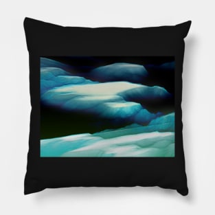 stilisierte Fantasy Eislandschaft Pillow