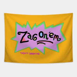 zag on 'em! Tapestry