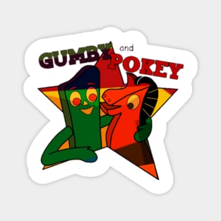 Gumby and pokey - Wpap Vintage Magnet