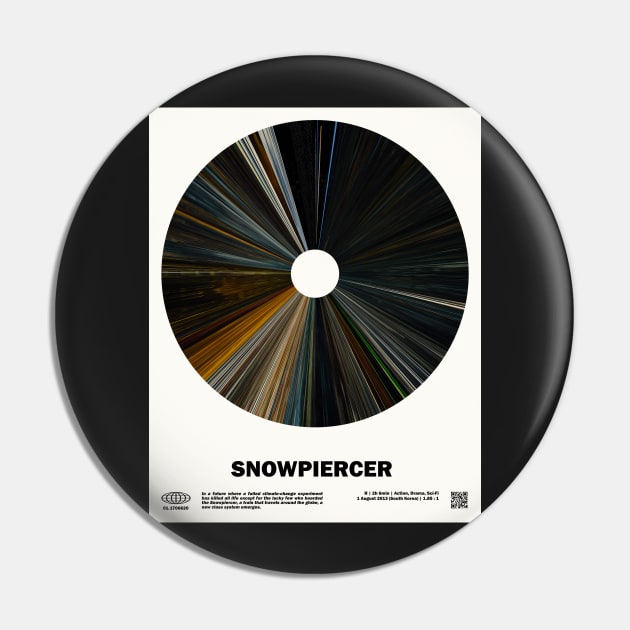 minimal_Snowpiercer Barcode Movie Pin by silver-light