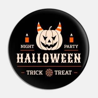 Halloween Trick or Treat Pumpkin Costume 2020 Gift Idea For Women & Men Scary Night Party Pin