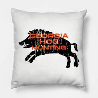 HOG HUNTING GEORGIA Pillow