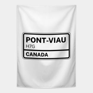 Pont Viau H7G Zip Code Tapestry