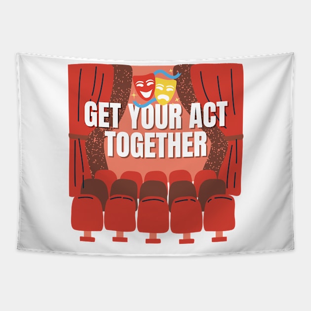 Get Your Act Together Tapestry by nathalieaynie