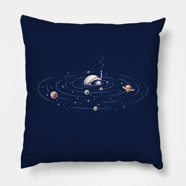 Ripples in Space Pillow by enkeldika2