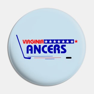 Defunct Virginia Lancers Hockey 1990 Pin