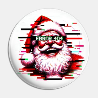 Retro Glitchmas: 19th Edition Santa Claus Tee Pin