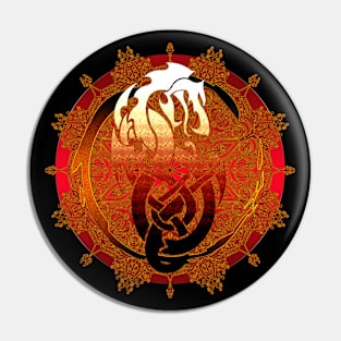 Fire dragon Pin