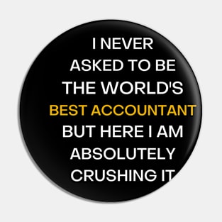 best Accountant ever Pin