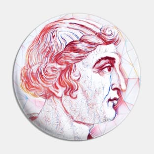 Cassius Dio Portrait | Cassius Dio Artwork | Line Art Pin