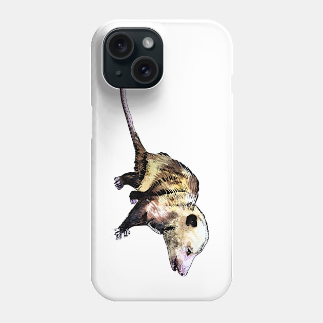 opossum Phone Case by VicaVeresk