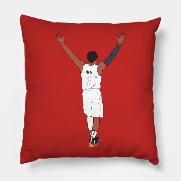 John Wall Embrace The Crowd Pillow by rattraptees