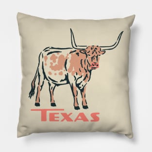 Texas buffalo Pillow