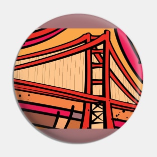 Golde Gate bridge -  SF Pin