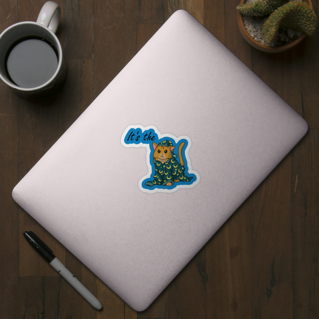 It S The Cat S Pajamas Catspajamas Sticker Teepublic