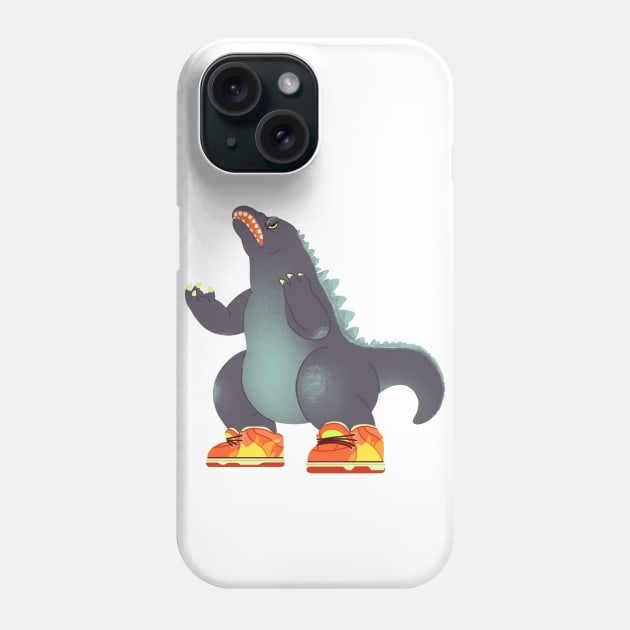 Dunkzilla Phone Case by paperbeatsscissors