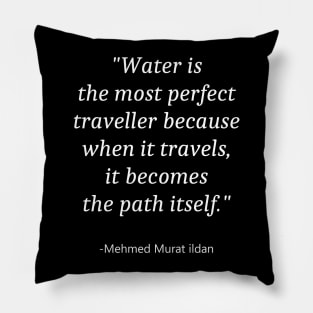 Quote About Water Day Pillow