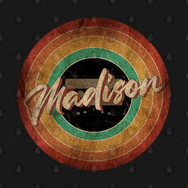 Madison Vintage Circle Art by antongg