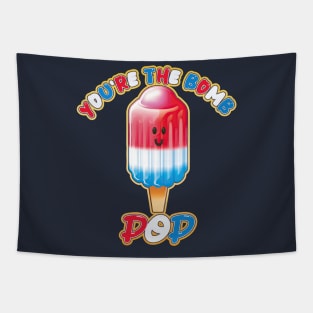 You're the Bomb, Pop! Kawaii Ice Cream Bar Tapestry