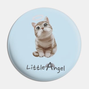 Little Angel Cat Pin