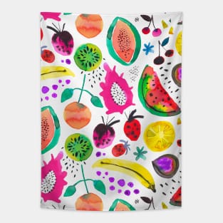 Tropical fruits Multi Tapestry